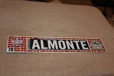 New York Yankees  ( Zoilo Almonte  ) Locker Name Plates Rare!!