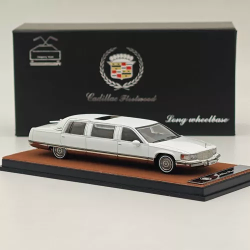 1/64 Cadillac Fleetwood Extended Edition White Alloy Diecast Modellauto - Bild 1 von 9