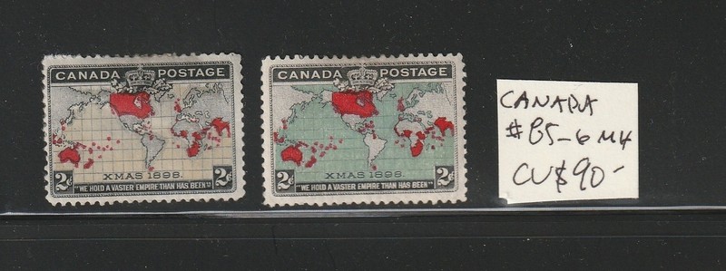Canada #85-6 MH  CV $90