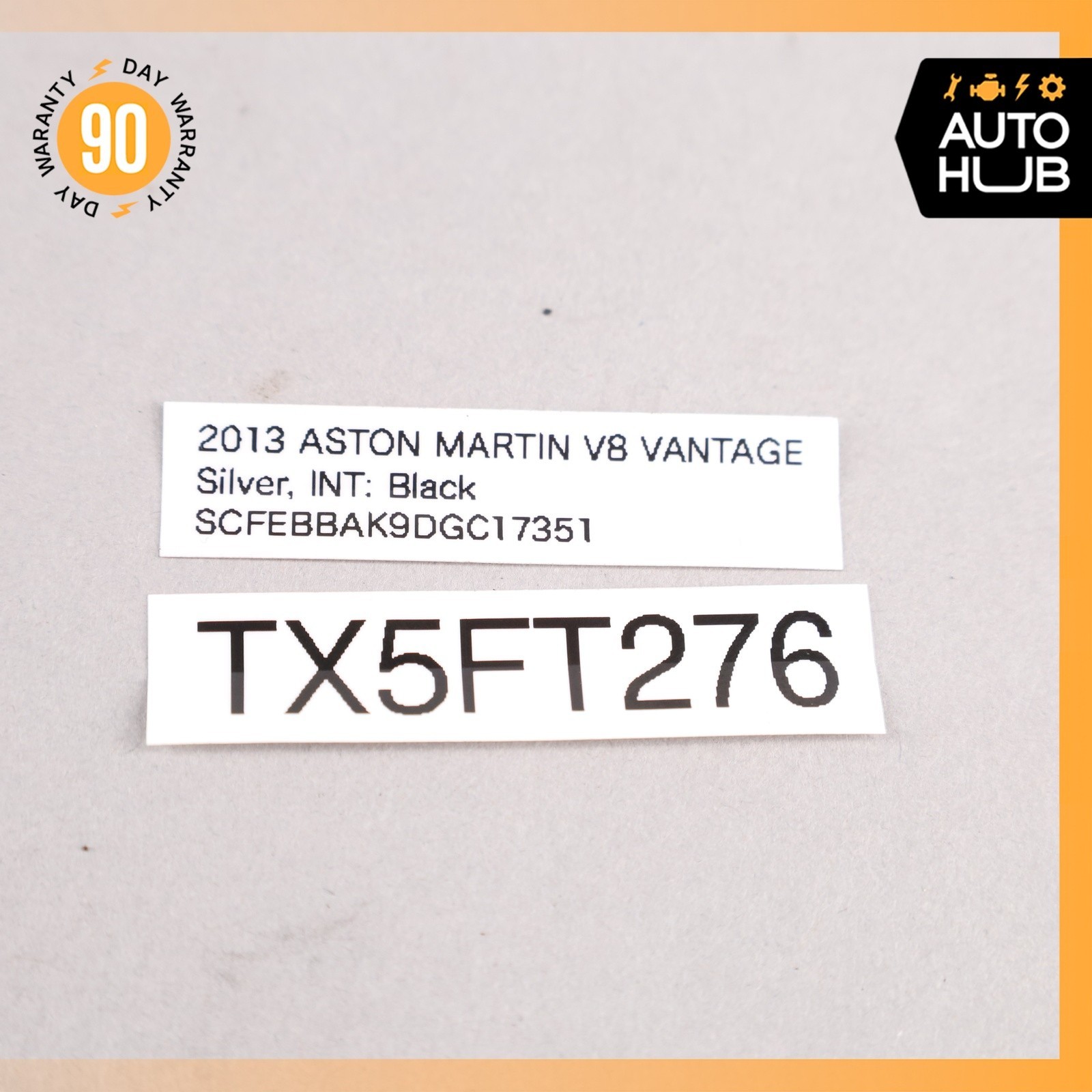 Aston Martin V8 Vantage Engine Motor Oil Outlet Hose Pipe Line 9G336B748AC OEM