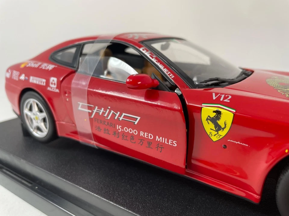 Hot Wheels Elite Ferrari 612 Scaglietti 15.000 China 2005 1/18 L7127 DEFECT - Immagine 4 di 4