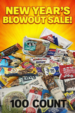 100 Assorted Brand - ENERGY NUTRITION PROTIEN BARS - Nature valley/Clif/RX/Kind