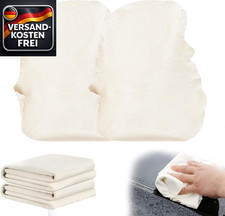 Auto Ledertuch – 2 Stück 30X40Cm Natürliches Fensterleder, Super Saugfähiges Aut