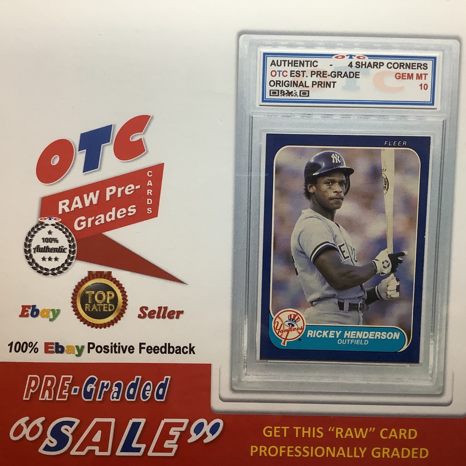 1970s-NOW HOFs/Stars/RCs 1-MYSTERY PICK OTC Certified Pre-Graded Slab Card view 14