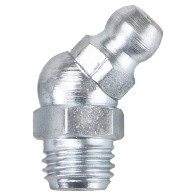 46222 9mm 45-degree Grease Fitting, M8 x 1, 5-pack