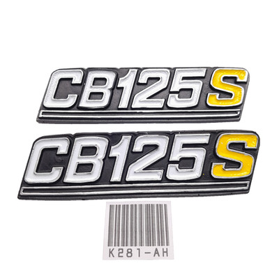 Honda CB125 CB125S Side Cover Emblem New #2