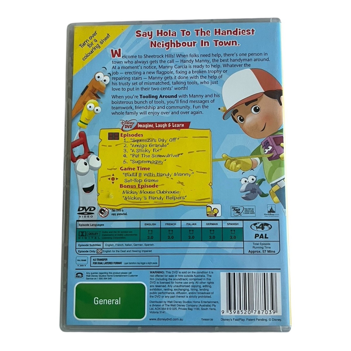 Handy Manny-Tooling Around (DVD, 2006) for sale online | eBay