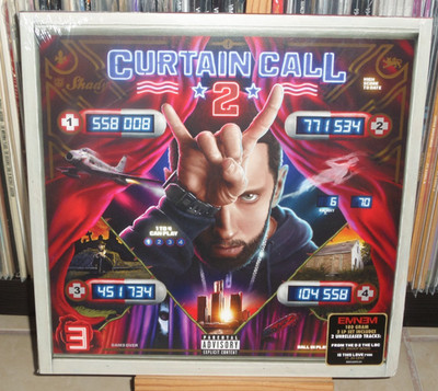 EMINEM CURTAIN CALL 2 LP LOVE THE WAY YOU LIE NOT AFRAID VENOM THE MONSTER