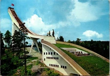 Postcard Norway Oslo Holmenkollen Ski Jump