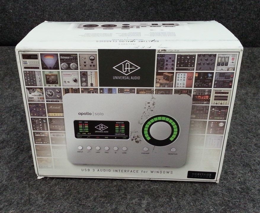 UNIVERSAL AUDIO Apollo Solo Heritage Edition Desktop 2x4 USB 3