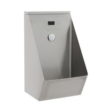 Wall Mounted Sensor Urinal Automatic Sensor Urinal Toilet for Men Toilet Silver