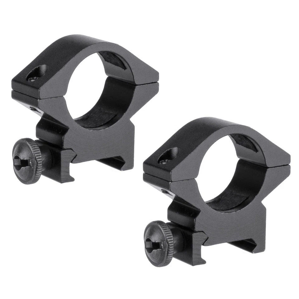 Mira para rifle retícula BARSKA 30/30 Crosshair para plinking .22 con anillos negra Foto 4 de 4