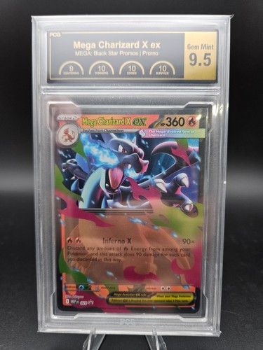 2026 POKEMON MEP BLACK STAR PROMO #029 MEGA CHARIZARD X EX PCG 9.5 GEM MNT PSA
