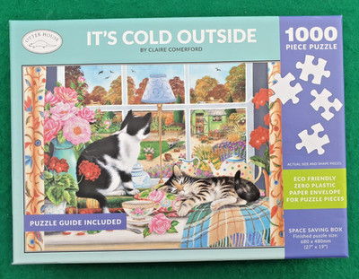Puzzle 1000 Teile ''Es ist kalt draußen'' von Otter House