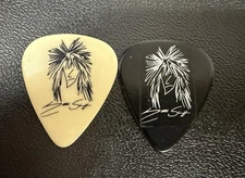 Lot Of 2 ~ Motley Crue Nikki Six Guitar Picks Feel Good Tour 1989 Tour Concert 