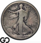1917-S Walking Liberty Half Dollar, Reverse Mint Mark