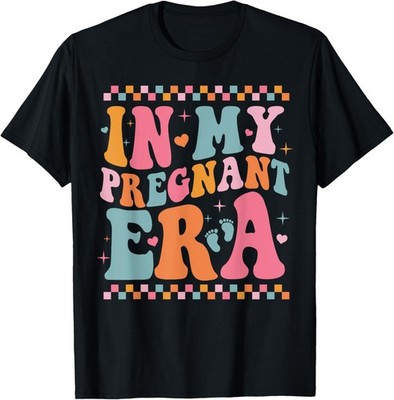 In My Pregnant Era Funny Pregnancy Announcement Pregnant T-Shirt