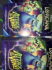 x20 Lorcana Attack Of The Vine Sleeved Booster Packs