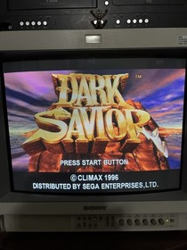Sega Saturn Dark Savior 1996 Complete Tested