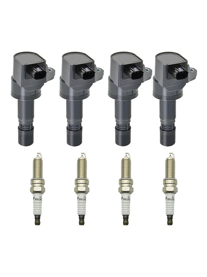 4x Ignition Coil+4x Spark Plug UF672 For Acura ILX 2.0L Honda Civic HR-V 1.8L - Image 2 of 4