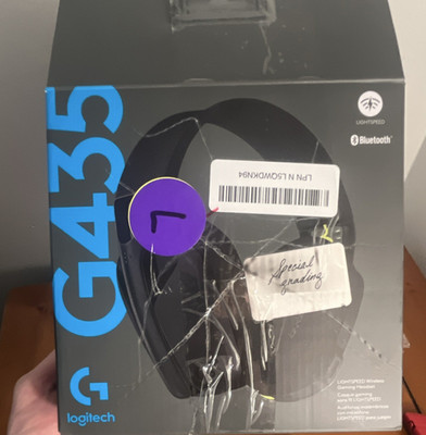 Logitech G435 LIGHTSPEED Wireless Gaming Headset Bluetooth Mic USB-C Black