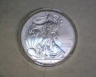 2008  SILVER  EAGLE  IN BRILLIANT UNCIRCULATED CONDITION BELOW SILVER VALUE