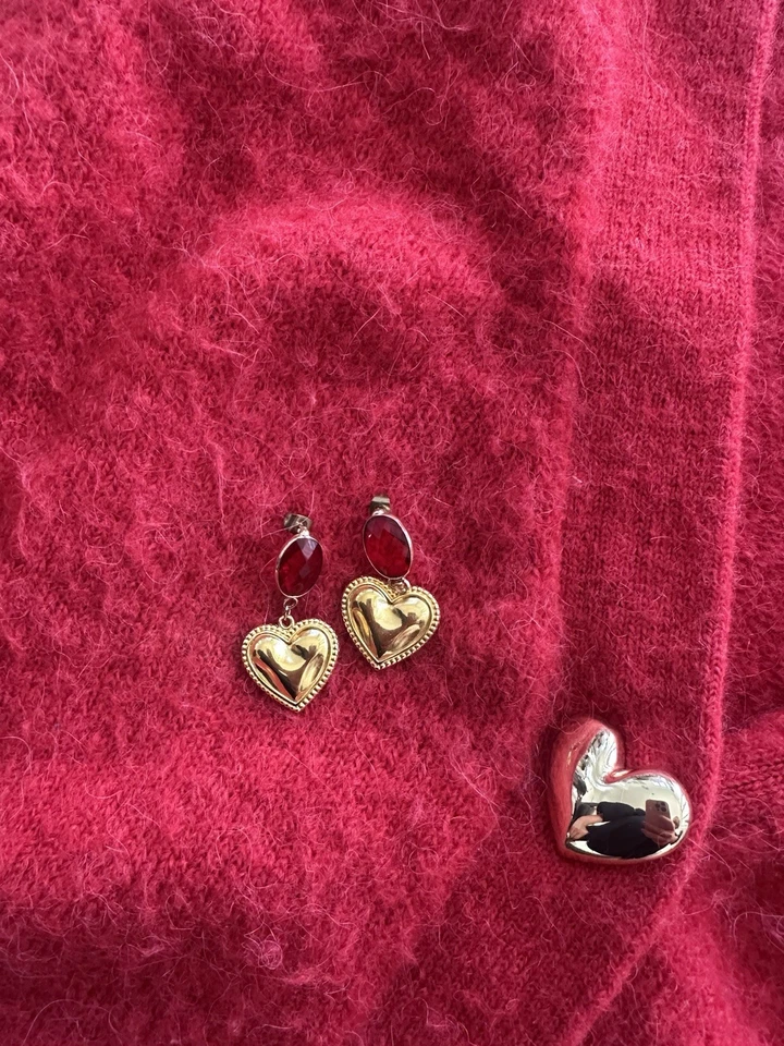 Modeschmuck Ohrringe Herz