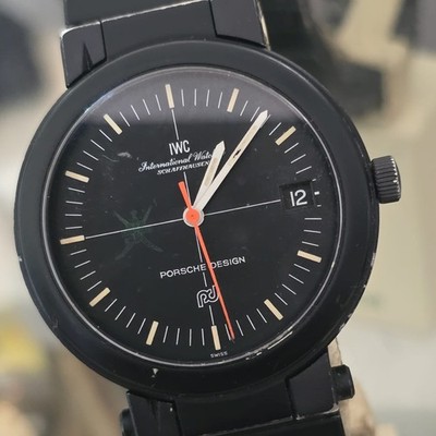 IWC Porsche Design Compass Aluminum watch men IWC3510 Oman arabic khanjar Rare