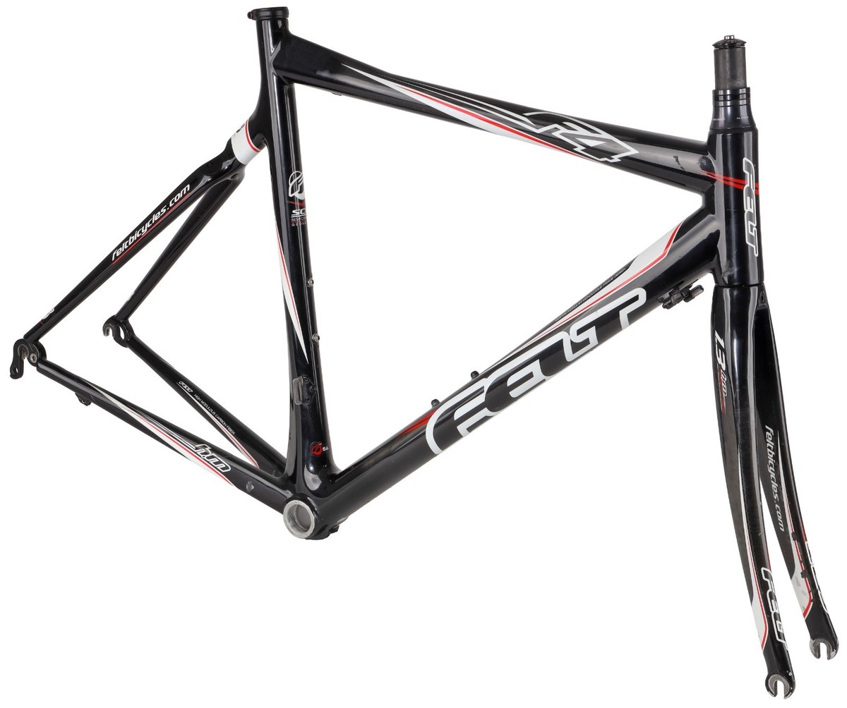 Felt F4 Carbon Road Bike Frameset 56cm BLACK 700c Rim Brake QR