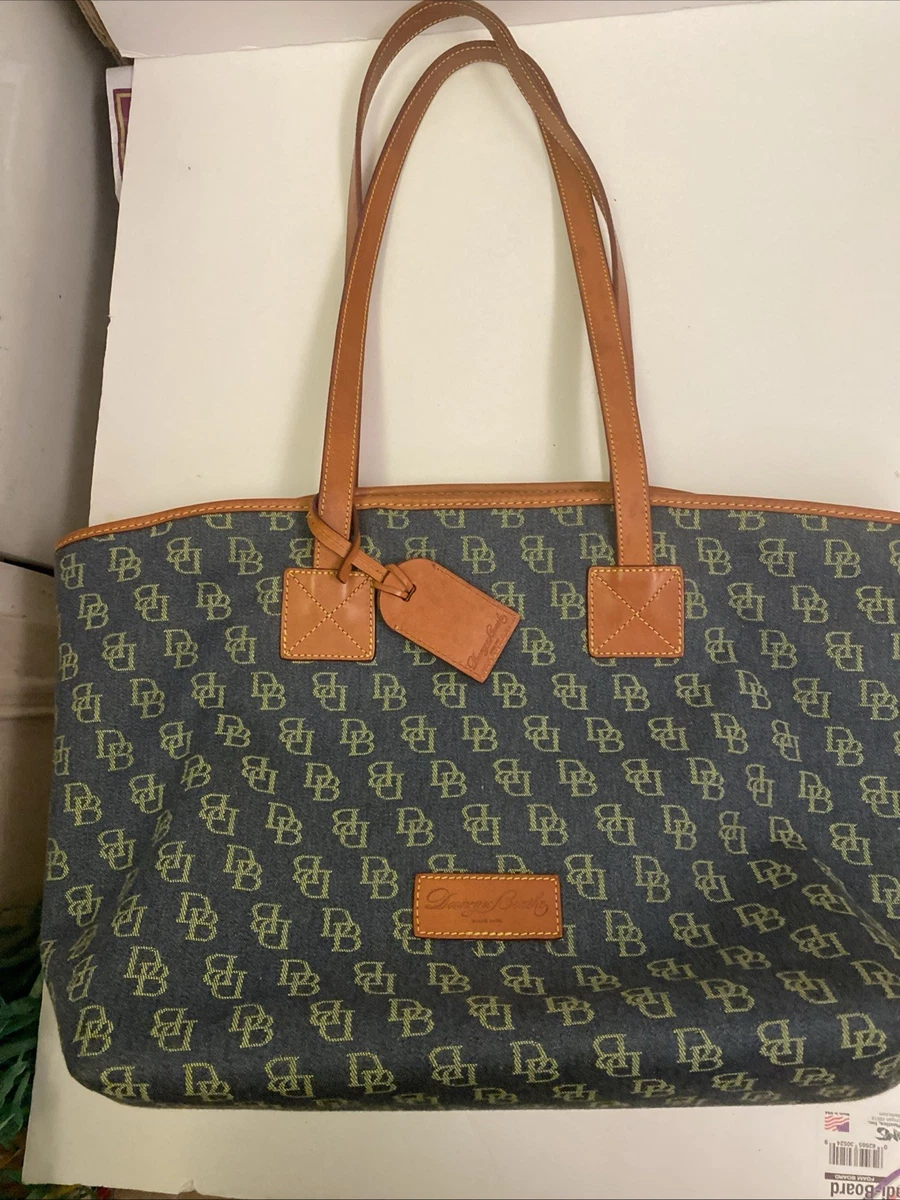 【値下げ】Dooney & Bourke ドゥーニー＆バーク おしゃれキャット Dooney & Bourke Denim Exterior Large Bags & Handbags for Women for