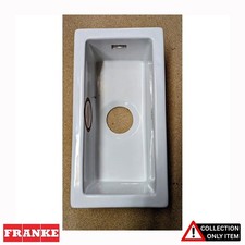 Franke Galassia Gak 110 17 1.0 Bowl Gloss White Ceramic Undermount Kitchen Sink