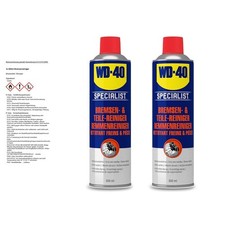 WD-40 SPECIALIST 2x 500ml BREMSENREINIGER TEILEREINIGER ENTFETTER 50567573