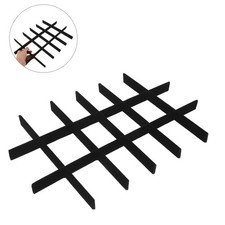 Jewelry Tray Insert - Black Scratch Resistant Divider For Necklace Earrings 