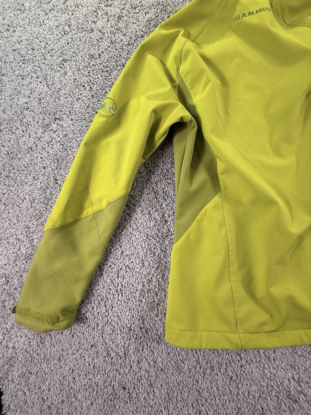 Mammut SofTech Jacket Womens Small Full Zip Green… - image 14