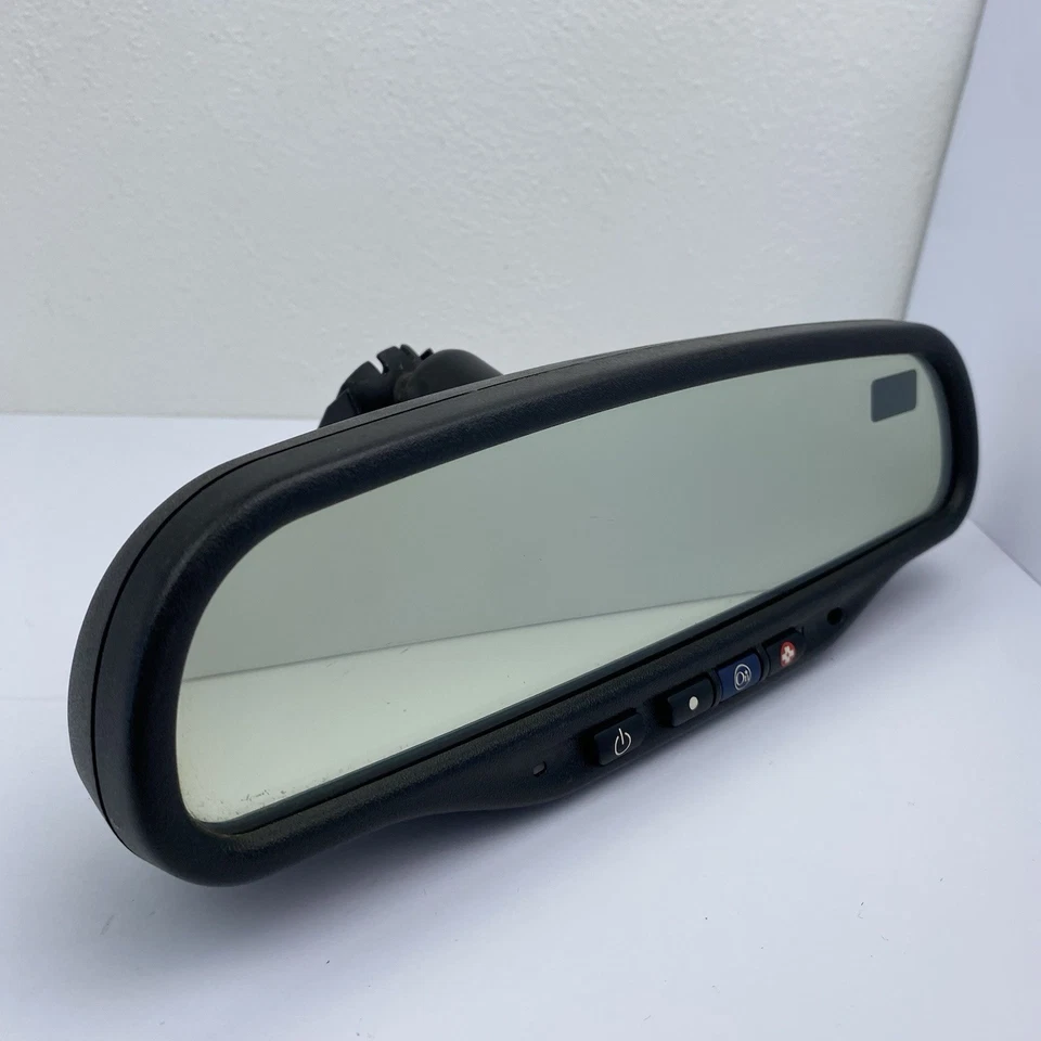 02-09 Rear View Mirror Chevy Trailblazer GMC 03 Envoy Buick Rainier OEM 015607 - Image 4 of 4