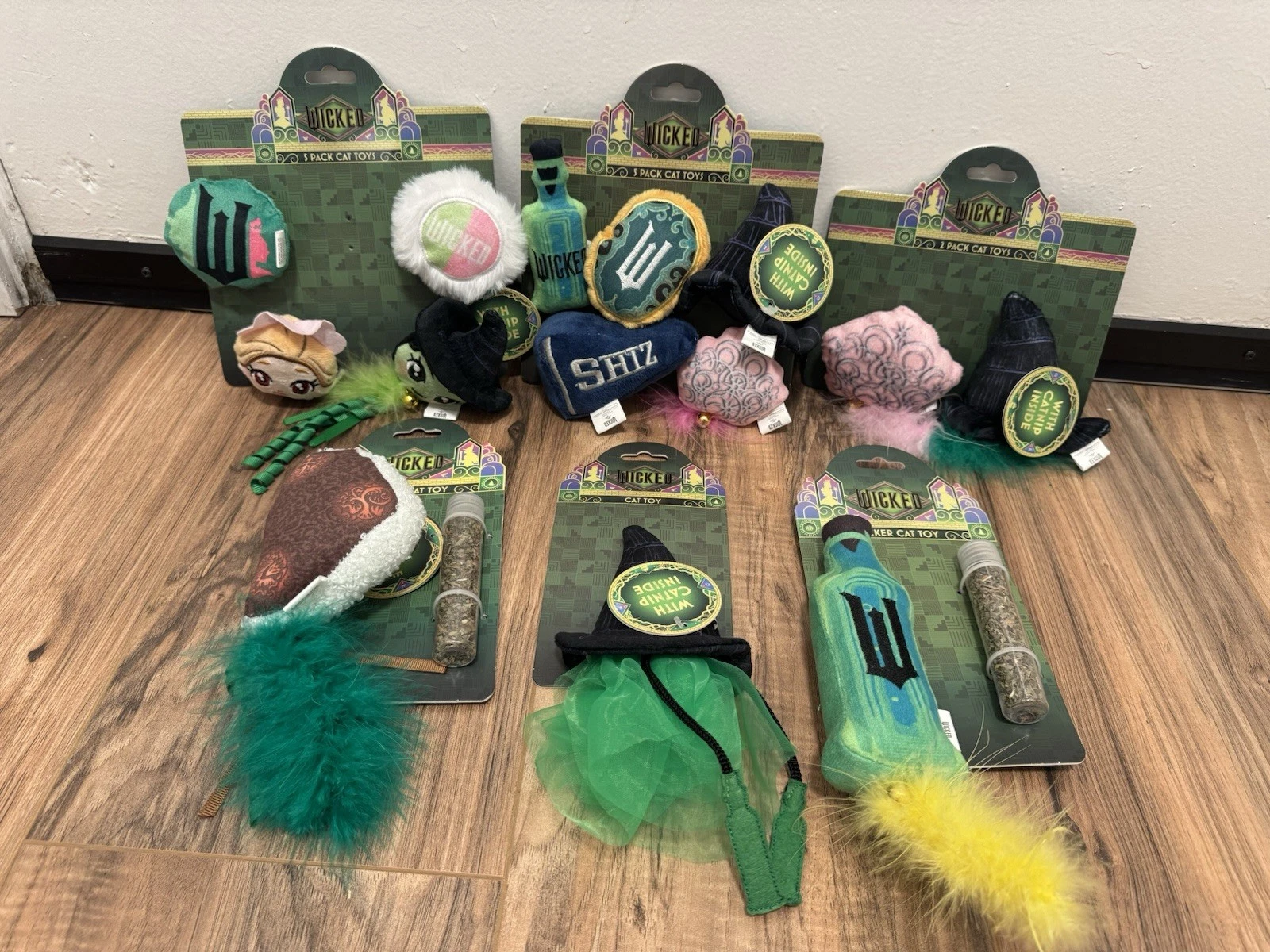 Wicked Cat Toys Bundle 💚🩷 Catnip Glinda Elphaba PetSmart