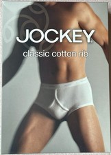 Herren Slip Unterhose Jockey weiß Baumwolle ...
