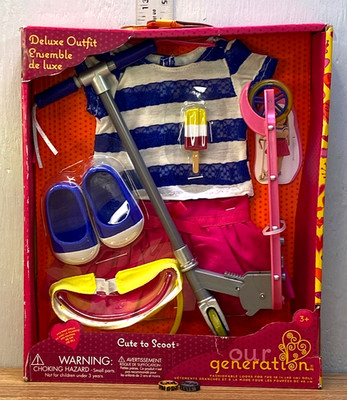 Our Generation Cute to Scoot Style Deluxe 18'' Doll Outfit -GDJ-A-1239