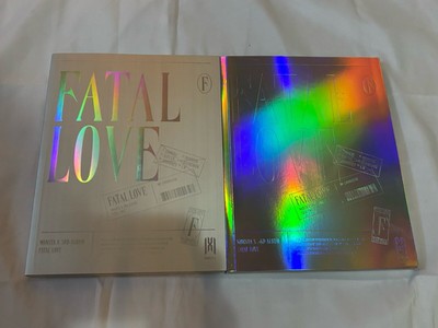 MONSTA X FATAL LOVE Versions 3 and 4 ( Inclusions Pictured)