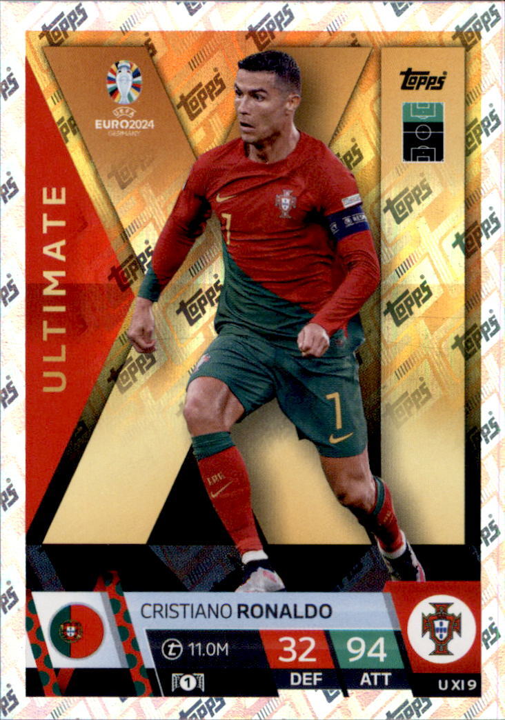 Topps EURO EM Germany 2024 Trading Card U XI 9 - Cristiano