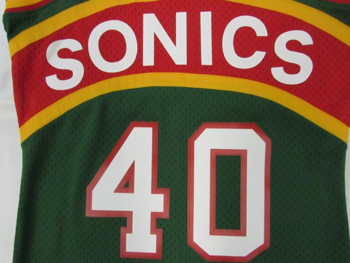 SONICS KEMP 40番 ジャージ Mitchell & Ness 95-96 Shawn Kemp #40 Supersonics Mens Mitchell & Ness