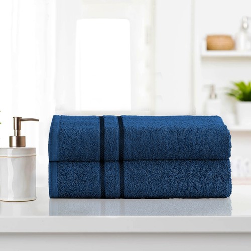 Luxury Soft Cotton Bath Sheet Towel Set Pack of 2 Large 75 x 140 CM - Absorbent - Picture 30 of 62
