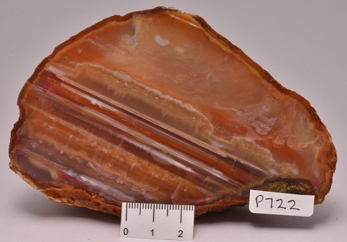 AGATE CREEK, AGATE HALF, POLISHED, AUSTRALIA P722 - 第 1/3 張圖片