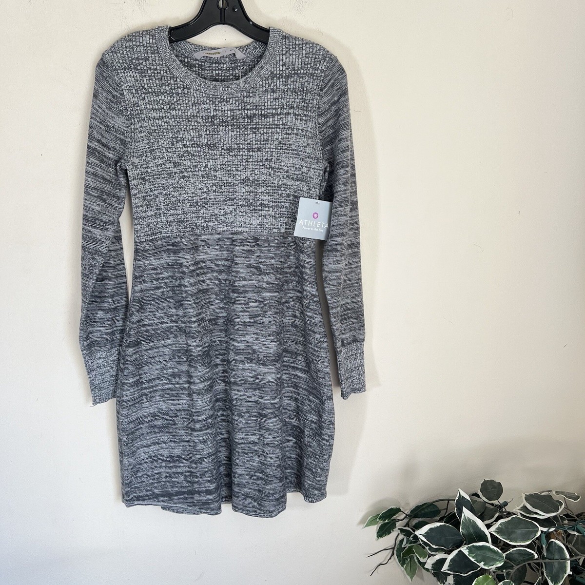 athleta sweater dress Spotlight Athleta Cottonwood Sweater Dress Marled