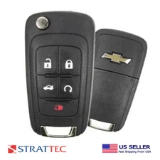 Chevrolet PEPS Flip Remote Key Strattec 5921873 with 5 buttons