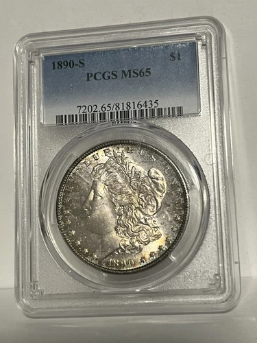 1890-S PCGS MS65 Morgan Silver Dollar