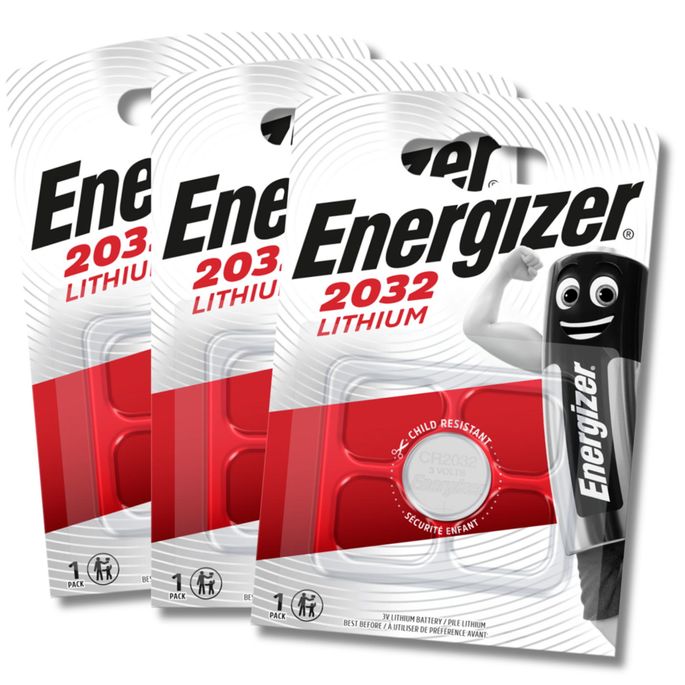1x 2032 Energizer Battery 2032 BR2032 Lithium 3V Coin Cell Button Batteries - Image 9