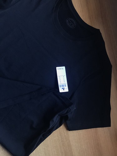 T-shirt Conottiera Pigiama Intimissimi Uomo Puro Cotone Tg.S Nero | eBay