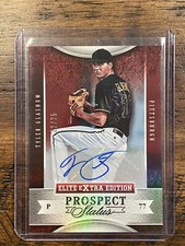 2015 Elite Extra Edition Baseball Prospect Status Signatures Tyler Glasnow 22/25