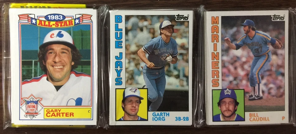 1984 TOPPS Стойка Упаковка РОБИН ЮНТ, ДЖЕФФ РИРДОН, Дон САТТОН, M BRADLEY Показ - Изображение 2 из 4